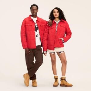 NWT Woolrich x Target Red Western Jacket S Collab Statement